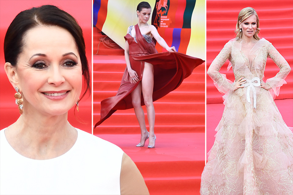 Закрытие ММКФ 2021: фото роскошной Ольги Кабо, смелой Кати Шпицы с декольте и Олеси Судзиловской в платье принцессы