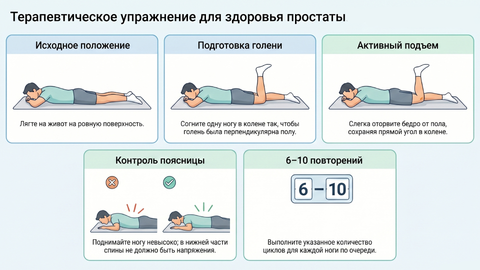 Упражнения при простатите для мужчин