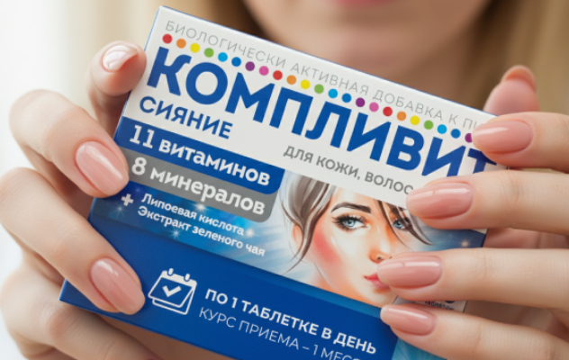 Компливит Сияние для кожи, волос и ногтей