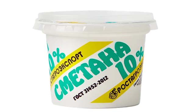 Сметана 10% «Ростагроэкспорт»