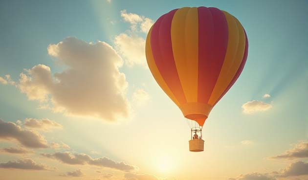 Сертификат на полет на воздушном шаре