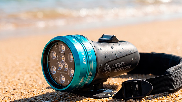 Light & Motion Sola Dive 1200. Фото: Татьяна Фадеева / Нейросеть