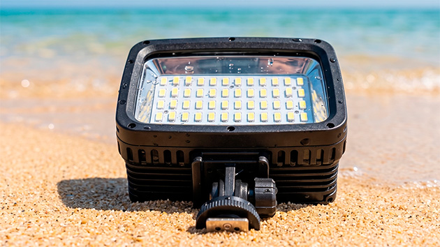 Sea Frogs SL-101 LED video light. Фото: Татьяна Фадеева / Нейросеть