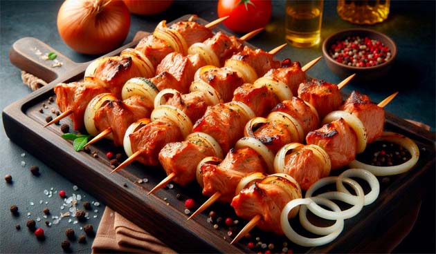 Классический рецепт из свинины с луком