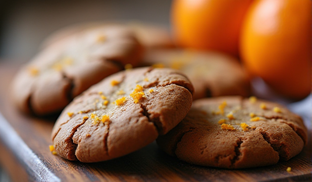 Имбирное печенье с апельсиновой цедрой