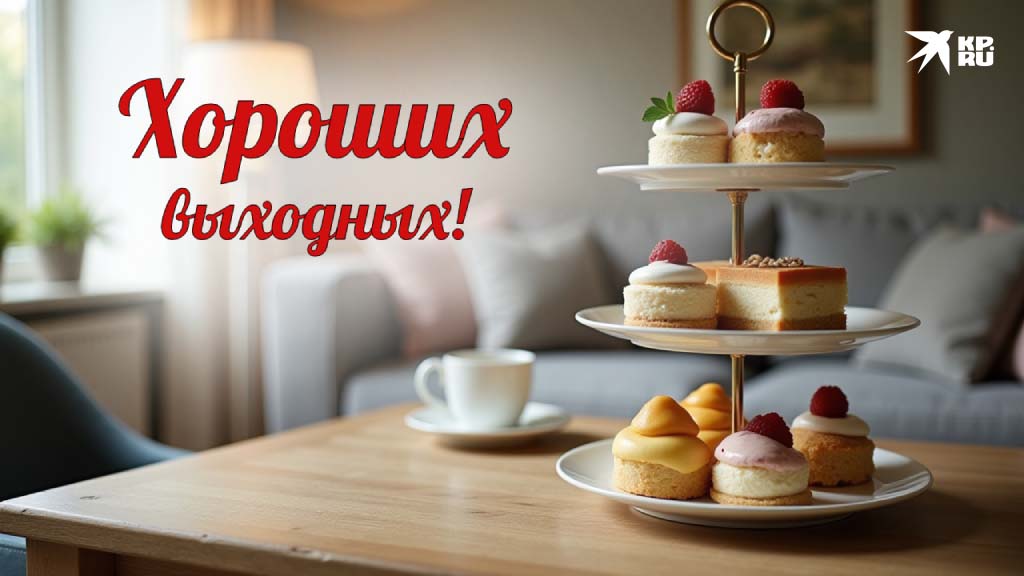 Красивые открытки с пожеланиями доброго, прекрасного утра выходного дня