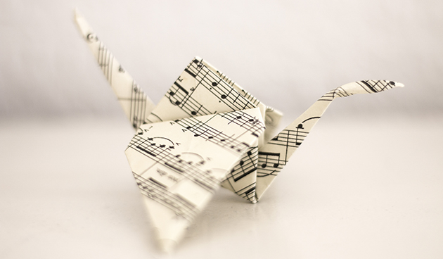 Бумажный журавль