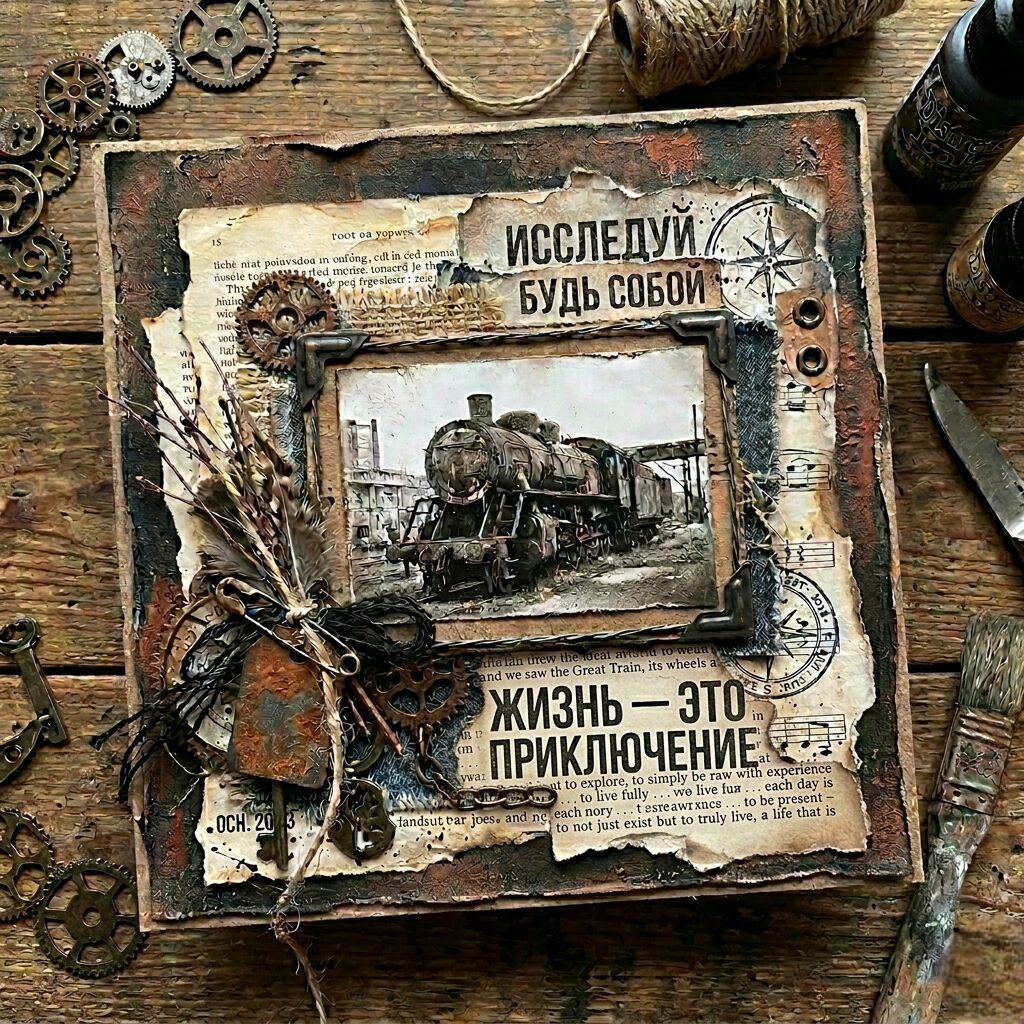 Идеи по созданию открыток, альбомов и других изделий в скрапбукинге и картинки для вдохновения