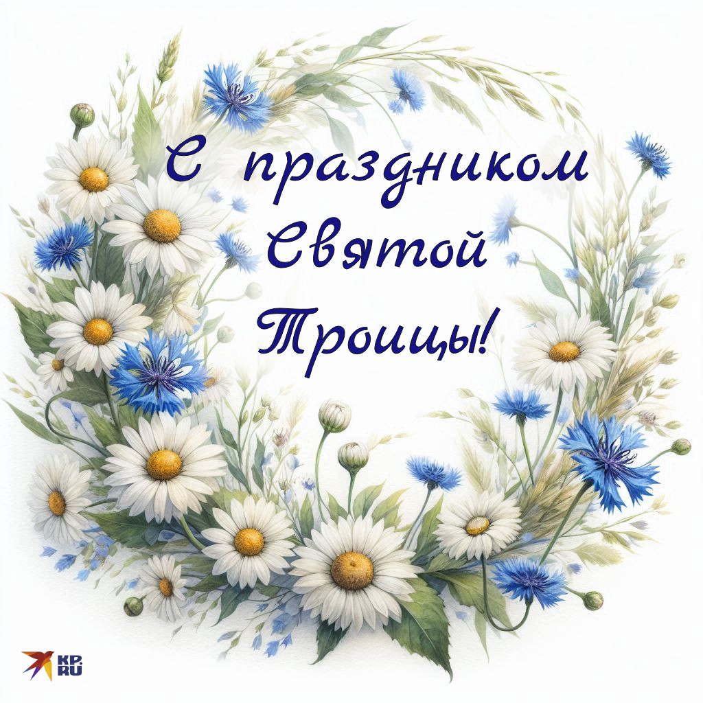 Красивые бесплатные открытки на День Святой Троицы с поздравлениями