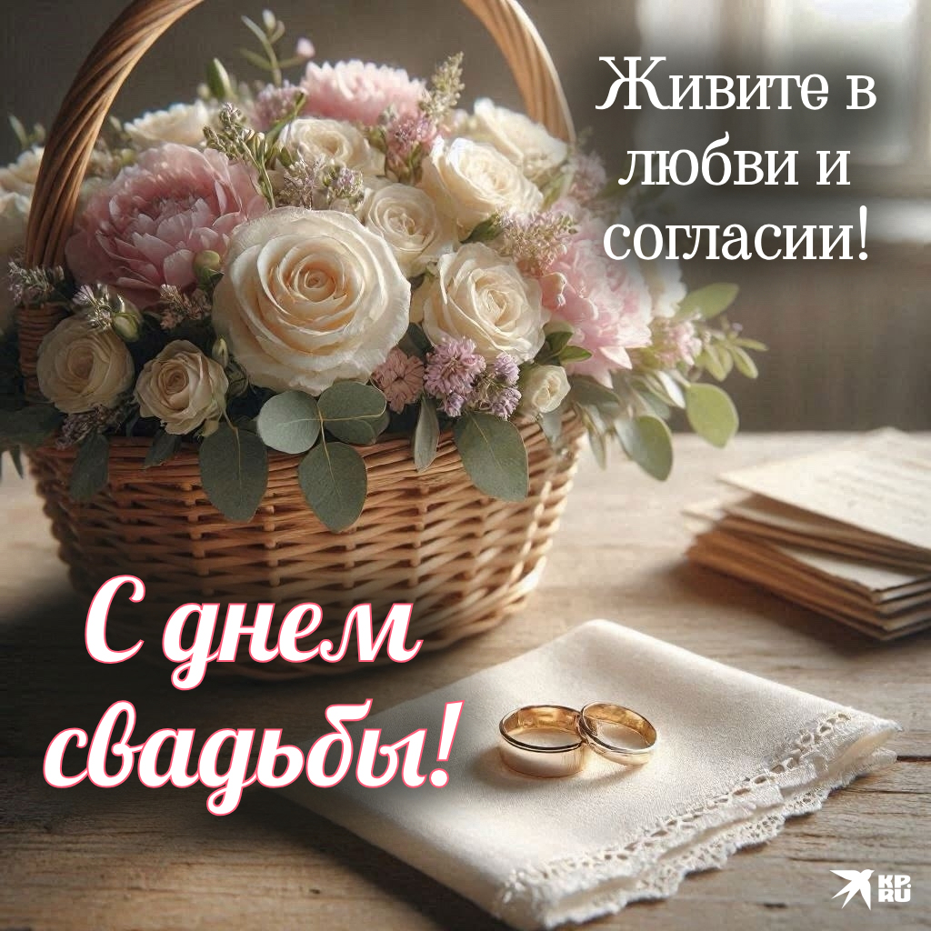 Красивые картинки на свадьбу с поздравлениями и пожеланиями
