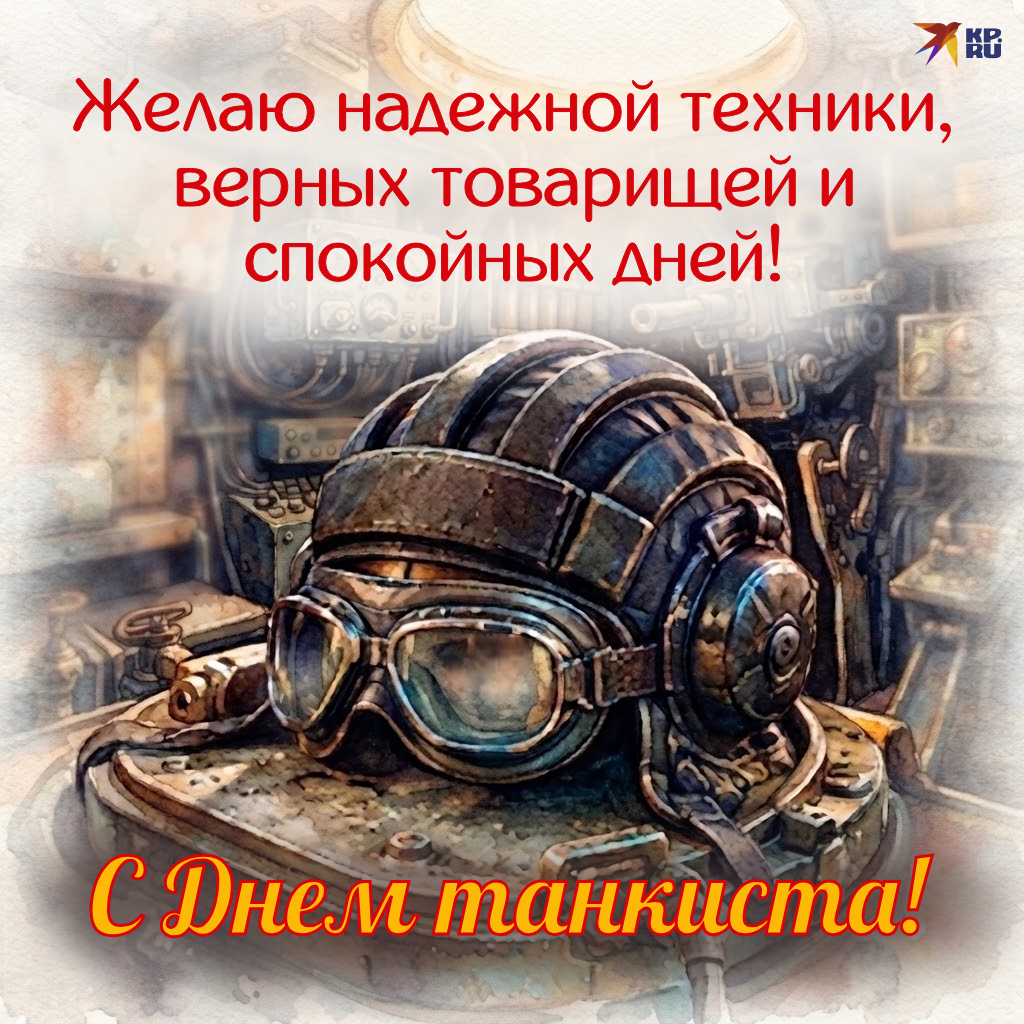 Красивые открытки с поздравлениями на День танкиста родному человеку, другу, любому мужчине