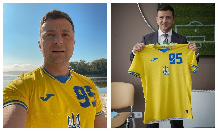 Президент Украины Владимир Зеленский поддержал футболистов перед важным матчем 1/4 финала Евро против Англии. Фото: Instagram Владимира Зеленского