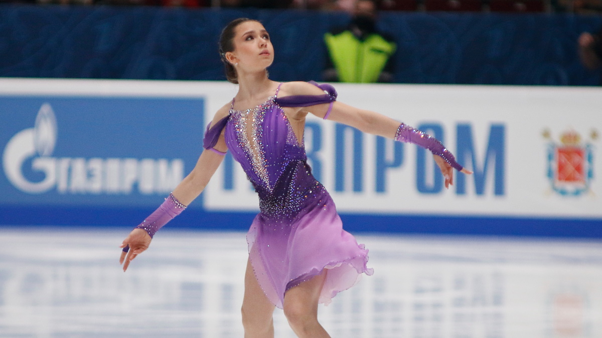 Камила Валиева - победительница короткой программы на чемпионате России 2022 по фигурному катанию. Фото: GLOBAL LOOK PRESS