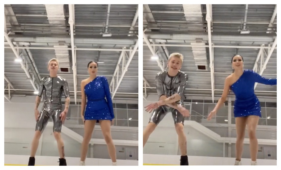 Загитова станцевала с Милохиным. Фото: скриншот TikTok Алины Загитовой 