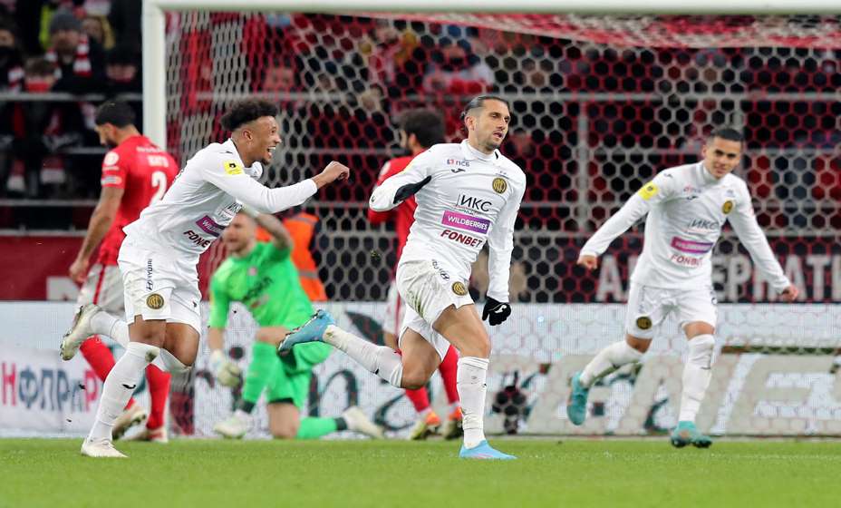 ЦСКА празднует взятие ворот соперника. Фото: РПЛ