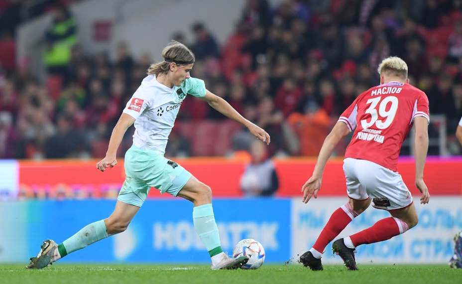 Александр Кокшаров отметился дублем в матче против «Спартака». Фото: Соцсети ФК «Краснодар»