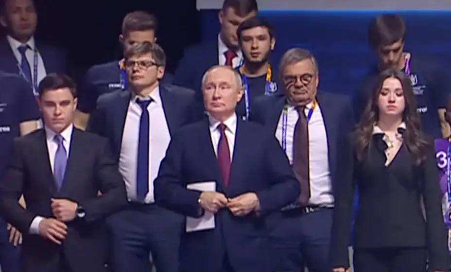 Владимир Путин смотрел церемонию вместе с Валиевой, Аршавиным,