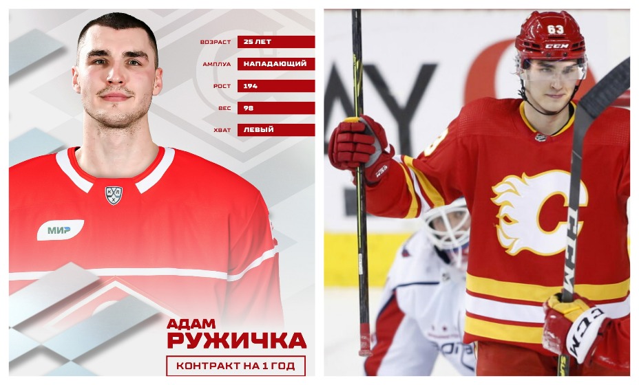 Скандальный словак Ружичка стал спартаковцем. Фото: Коллаж ХК 