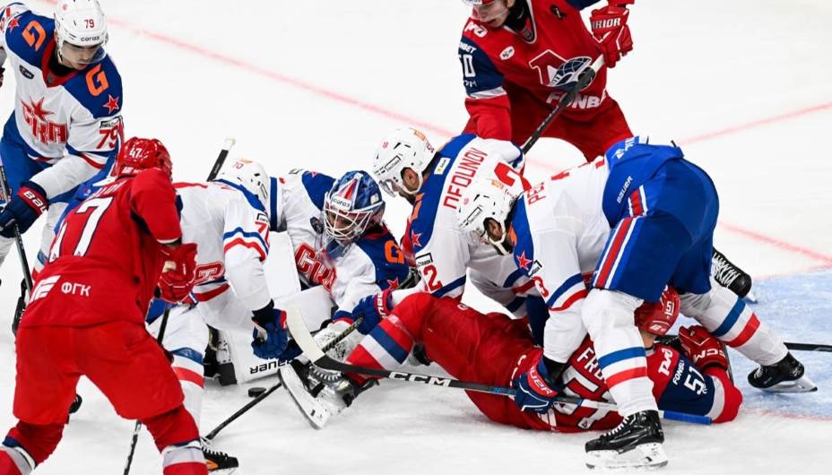 СКА одержал победу в юбилейном 200-м матче Романа Ротенберга во главе питерского клуба. Фото: ХК СКА