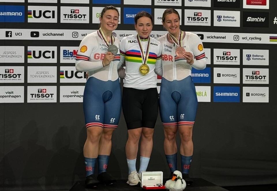 Яна Бурлакова выиграла золотую медаль чемпионата мира по велоспорту. Фото: федерация велоспорта России