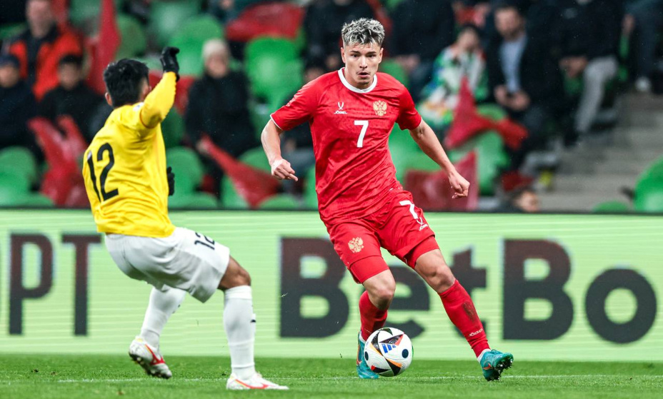 Андрей Мостовой был одним из самых активных в матче против Брунея. Фото: РФС.