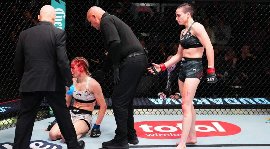 Виктория Дудакова потерпела второе поражение подряд и была исключена из UFC. Фото: Соцсети UFC