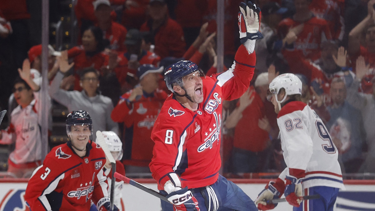 Александр Овечкин в матче против 