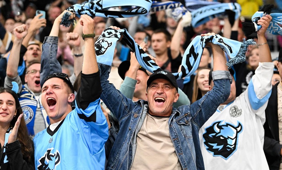 Минское «Динамо» порадовало своих болельщиков. Фото: ХК «Динамо» Минск