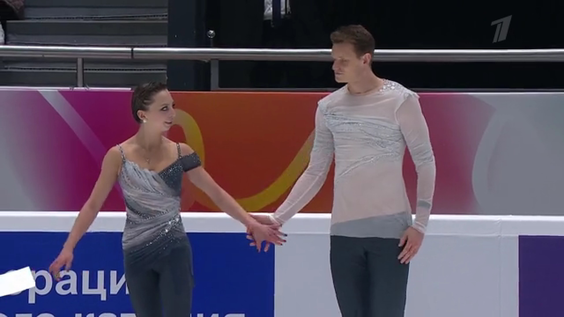 Александра Бойкова и Дмитрий Козловский. Фото: стоп-кадр прямого эфира