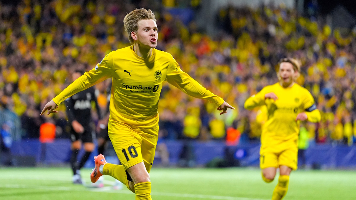 Галатасарай играет с Будё-Глимт в Лиге Чемпионов 22 октября 2025. Фото: REUTERS