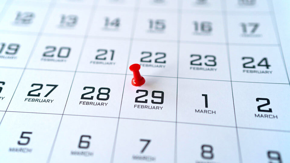 Високосные года по списку в 21 веке