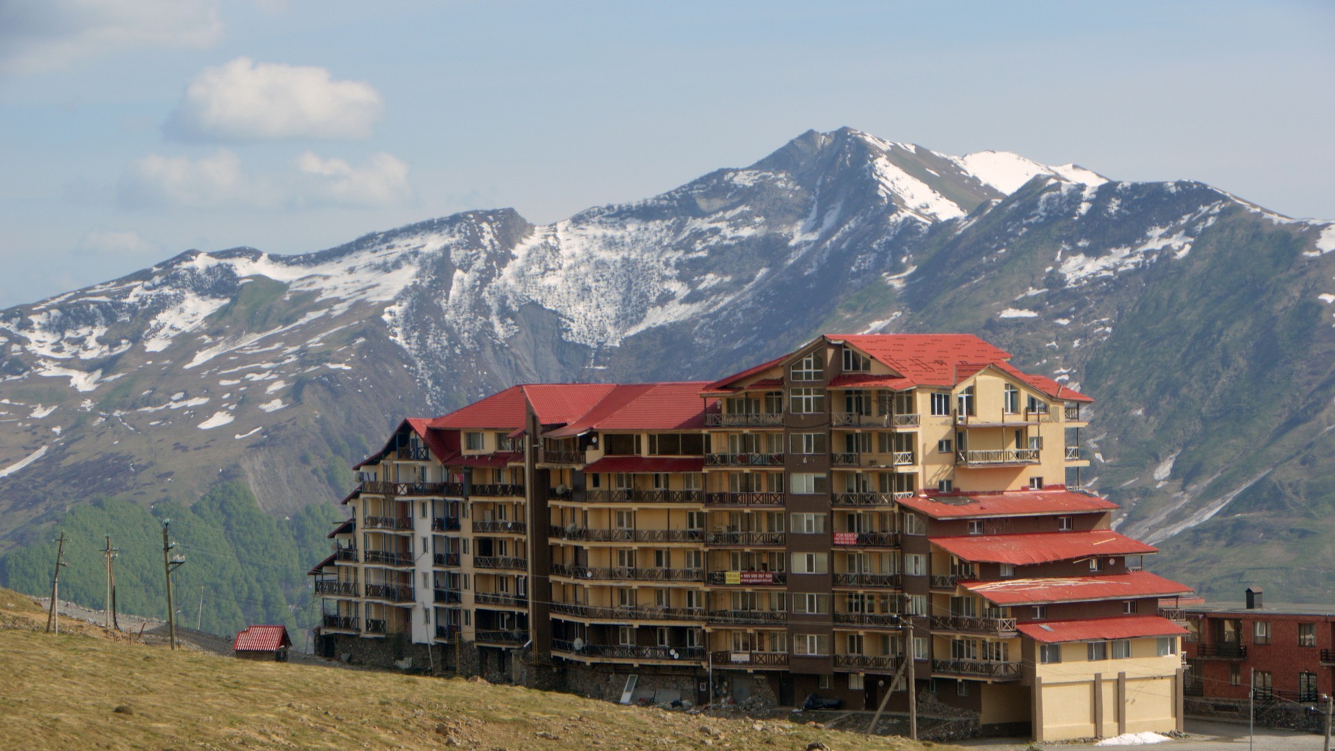 Отель в Гудаури, Грузия.